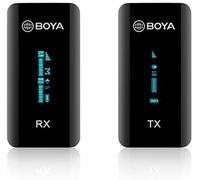 Micrófono inalámbrico Boya BY-XM6-S1 de doble canal de 2,4 GHz 1 + 1