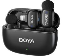 Micrófono inalámbrico Boya Mini-15 conexión Lightning con estuche de carga Negro (2TX + 1RX)
