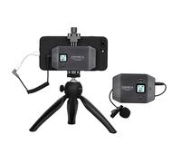 Micrófono inalámbrico Comica UHF de 6 canales Mini y Flexible con empuñadura ordinaria desmontable