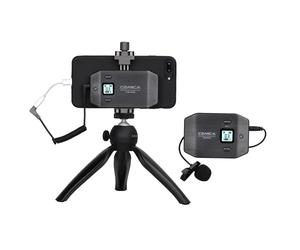 Micrófono inalámbrico Comica UHF de 6 canales Mini y Flexible con empuñadura ordinaria desmontable