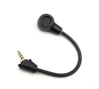 Micrófono inalámbrico con LED para Cloud para Alpha, micrófono de juego desmontable con luz silenciosa, comunicación mejorada ABS, 15 cm