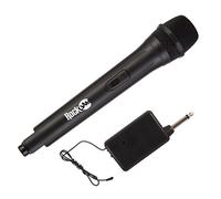 RockJam Micrófono inalámbrico de para karaoke y hogar, color Negro