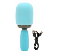 Micrófono inalámbrico de mano con altavoces Bluetooth Magic Sounds para karaoke - Efectos de cambio de voz - Compatible con tarjeta de memoria -
