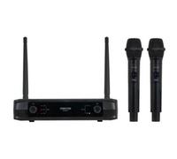 Micrófono inalámbrico Fonestar SONAIR-2M doble mano UHF cápsula dinámica alcance 30m