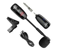 Micrófono Inalámbrico Para Instrumentos Uhf - Micrófono Para Violín Con Clip | Micrófono Condensador De Clip Con Pantalla Led Para Bocinas, Amplificador De Voz Para Actuaciones En Escenario Para Amigo