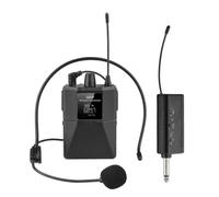 Micrófono inalámbrico PARKUHF con transmisor y receptor, pantalla digital LED, paquete de cuerpo - CDSX