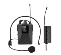 Micrófono inalámbrico PARKUHF con transmisor y receptor, pantalla digital LED, paquete de cuerpo - CDSX