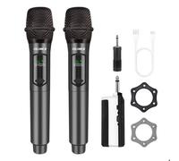 Micrófono inalámbrico TALOMEN, 2,4 GHz, 50 m, recargable, karaoke, DJ, K60-2