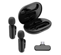 Micrófono inalámbrico versátil, captación de sonido envolvente de 360, optimizado para transmisión en vivo y podcasting.