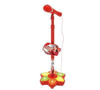 Micrófono Infantil con Soporte Juguete con Luces LED Inalámbricas