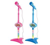 Micrófono Infantil con Soporte Luces escénicas con Destellos y Efectos