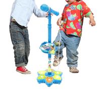 Micrófono Infantil para Jugar Karaoke Inalámbrico con Luces De Colores | Kit Karaoke con Soporte Integrado para Cumpleaños Actividades Educativas y en Casa