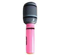Micrófono Inflable - Micrófono Explosivo, Finge Ser Una Variedad De Colores De Objetos De Escena Musicales, Instrumentos Inflamables I -Inflamables Ligeros Para Los Suministros De Karaoke - Recoge En
