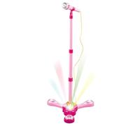 Micrófono Juguete para Niños,Juguetes De Canto con Soporte Ajustable Colorido Y Luz,Juguete De Retroalimentación De Voz Infantil - para Niños, Niñas, Preescolares, Kindergarten, Amigos, Hija