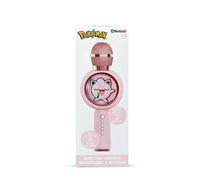 MICRÓFONO KARAOKE CON ALTAVOZ INALÁMBRICO POKEMON JIGGLY PUFF CON LUZ LED POPSING COLOR ROSA PÁLIDO Nintendo