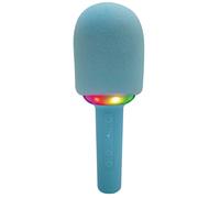 Micrófono Karaoke con efectos de luz azul 10 W Bluetooth Ranura Micro Sd Jack