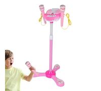 Micrófono Karaoke para Niños - Micrófono De Karaoke | Juego De con Soporte, De Pie para Niños, Juguetes De con Soporte | para El Hogar