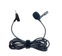 Micrófono Lavalier con cable con micrófono de clip de color de conexión de 3,5 mm para amplificación de audio y audición clara