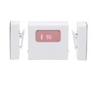 Micrófono Lavalier con Reducción de Ruido de 1 a 2 Micrófonos Inalámbricos - Monitoreo en Tiempo Real del Parabrisas - Batería Incorporada de Alta Capacidad para Entrevistas de Vlogging