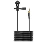 Micrófono Lavalier de 10 pies compatible con transmisores inalámbricos Sennheiser, micrófono Lav para Rode Wireless Pro, microfono de bloqueo omnidireccional de 3.5 mm para entrevista de transmisión