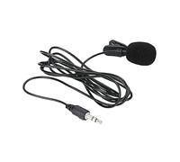 Micrófono Lavalier de 3,5 mm, manos libres, mini clip de collar para videoconferencia, condensador, clip de corbata, micrófono y altavoz fuerte