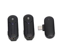 Micrófono Lavalier Inalámbrico 2.4G, Reducción de Ruido, Recepción Clara, Soporte para Usuario Dual, Plug and Play, con Diseño Lavalier, Restaura la Fidelidad del Sonido