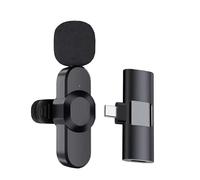 Micrófono Lavalier inalámbrico, micrófono de solapa para grabación de podcasts TikTok, Vlog, ASMR, videos de YouTube, entrevista, creador de contenido para Android, iPhone, iPad, cámaras DSLR Go-Pro,