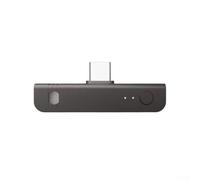 Micrófono Lavalier inalámbrico para DJI RC2 y RC PRO, micrófono compacto con clip con reducción de ruido para grabación de video, entrevistas, creación de contenido, color negro, 5 x 1,1 x 0,8 cm (B)