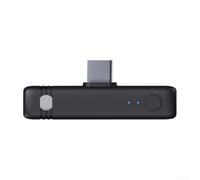 Micrófono Lavalier inalámbrico para DJI RC2 y RC PRO - Micrófono portátil portátil con cancelación de ruido para creación de contenido social para medios de comunicación, 5 x 1,1 x 0,8 cm (A)