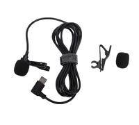 Micrófono Lavalier, Micrófono Wired Tipo C Lavalier, Clip Solapa en Mic para Computadoras, Tarjetas Sonido, Teléfonos Inteligentes, Video Grabación, Clase Línea, Flujo Vivo