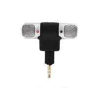 Micrófono Minicrófono estéreo Universal Ajustable Altamente Sensible y Resistente al Desgaste con Conector de 3,5 mm Chapado en Oro