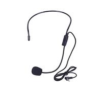 Micrófono montado en la cabeza Mono Amplia Compatibilidad Ligero 3.5mm Jack Reemplazo Micrófono con cable Boom para escenario