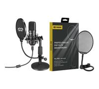 Micrófono Mozos MKIT-900PRO USB cardioide con filtro antipop y soporte