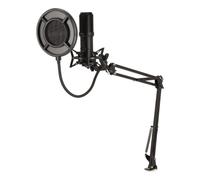 Micrófono Nedis GSMIC410BK USB cardioide con filtro antipop y soporte