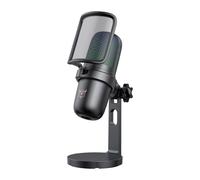 Micrófono ONIKUMA M-730 USB unidireccional con RGB y botón táctil mute