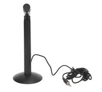 Micrófono para aplicaciones informáticas, captación de sonido omnicromática de 360 con cancelación de ruido, cuello de cisne flexible para una