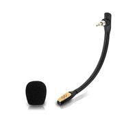Micrófono para Juegos con Funda de Espuma para Logitech Astro A40 A40TR Replacmenet Headset Mic (Negro)