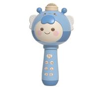 Micrófono para Karaoke, Micrófono para Cantar, Micrófono de Altavoz de Dibujos Animados Portátiles, Juego de Aprendizaje Temprano, Haciendo Parece Jugar al Juguete Cantando, cambiando de