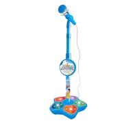 Micrófono para Niños con Soporte Ajustable y Luces Parpadeantes para Escenarios, Máquina de Karaoke Infantil para Niñas con Funciones Interactivas Educativas, Cumpleaños para Niños
