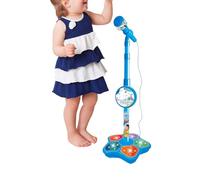 Micrófono para niños: Juguete portátil con iluminación LED de Escenario, Altavoz de micrófono con Soporte, micrófonos de Karaoke para Cantar, Grabar y Jugar | Regalo para cumpleaños, Navidad