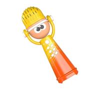 Micrófono para Niños Pequeños, Micrófono para Karaoke | Micrófono Inalámbrico con Altavoz Y Luz, Actividad para El Desarrollo Infantil, Juego De Rompecabezas Educativo para Interiores Y Exteriores