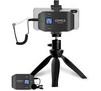 Micrófono para Smartphone Comica Wireless CVM-WS50 Con 6 Canales Uhf Soporte