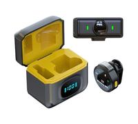 Micrófono para teléfono - 5,9 x 5,8 x 3,2 cm Magnetic Vlog Micrófono, 12 H Dynamic Battery Life Speaker For Media Vlogging Video Camera Social Singing Music Filming Live