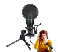 Micrófono para transmisión: micrófono de condensador, kit de micrófono USB para transmisión de podcasts | Micrófono para computadora, plug-and-play para grabación de música, juegos en línea y grabació