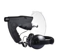 Micrófono parabólico direccional: dispositivo de escucha monocular x8, amplificador de sonido de larga distancia | Micrófono de plato parabólico para observación de aves, caza, campamento al aire libr