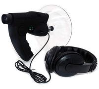 Micrófono parabólico monocular, dispositivo auditivo monocular X8 veces de larga distancia, amplificador de sonido monocular de aumento de hasta 300 pies, para actividades al aire libre y familia E