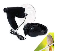 Micrófono parabólico monocular, dispositivo auditivo monocular X8 veces de larga distancia, amplificador de sonido monocular de aumento de hasta 300 pies, para actividades al aire libre y familia E