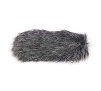 Micrófono Parabrisas Cubierta de piel artificial Micrófono Parabrisas Exterior Dusty MIC Micrófono Cubierta de piel artificial Parabrisas Manguito del parabrisas Manguito peludo del parabrisas para Ro