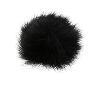 Micrófono Peludo Parabrisas Muff Mic Furry Cover negro