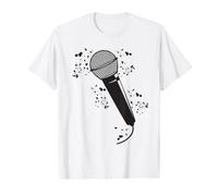 Micrófono Poesía Slam Podcast Colorsplash Cantante Camiseta gráfica económica